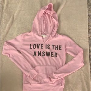 Spiritual Gangsta Pink “Love is the Answer” Hoodie
